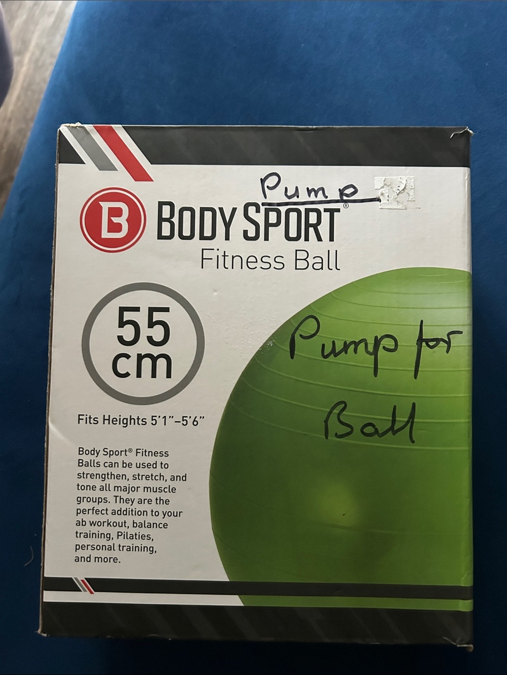 Body Sport 55 cm Green Fitness Ball